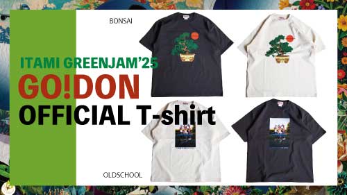 ITAMI GREENJAM’25オフィシャルGO!DONコラボTシャツ